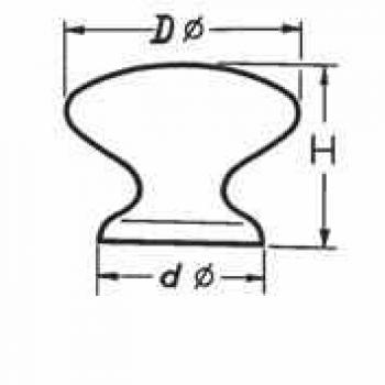 Möbelknopf 30 mm Typ 1 (10 Stück)