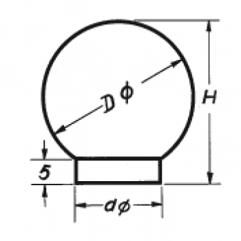 Möbelknopf 40 mm Typ 3 (10 Stück)