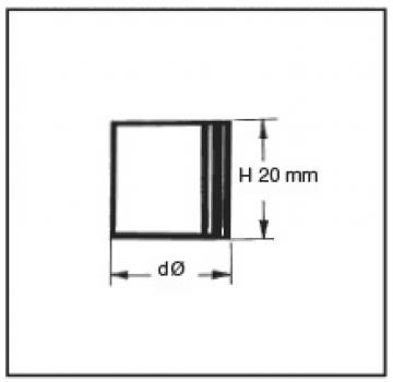 Abdeckzapfen Fichte 12 mm